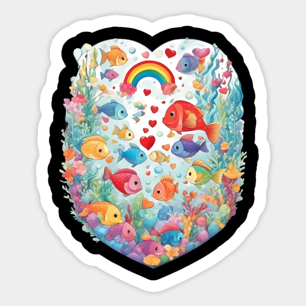 Aquatic Life Sticker by animegirlnft